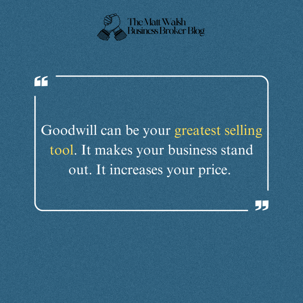What is Goodwill and why it matters when selling your business