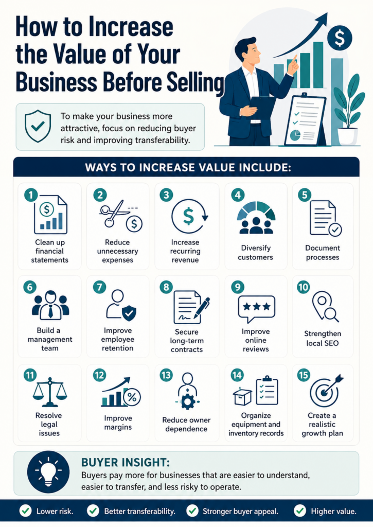 Connecticut business brokers infographic on selling your business by MWB