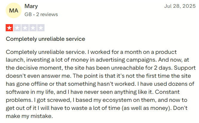 Xperiencify complaint