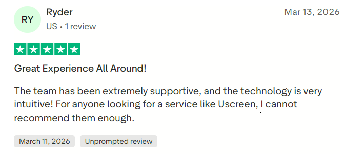 Uscreen review by customer